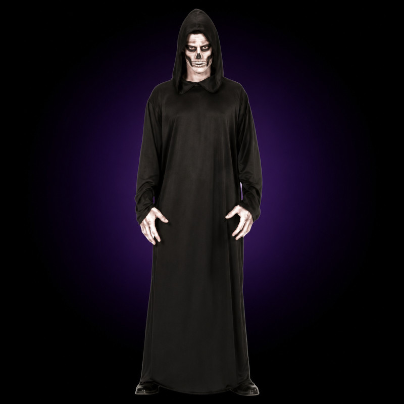 Costume de faucheur à capuche adulte