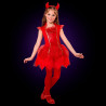 Costume de petite démone robe et cornes