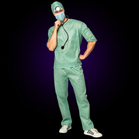 Pack duo Bloc opératoire - chirurgien et infirmière | Hallow Costume