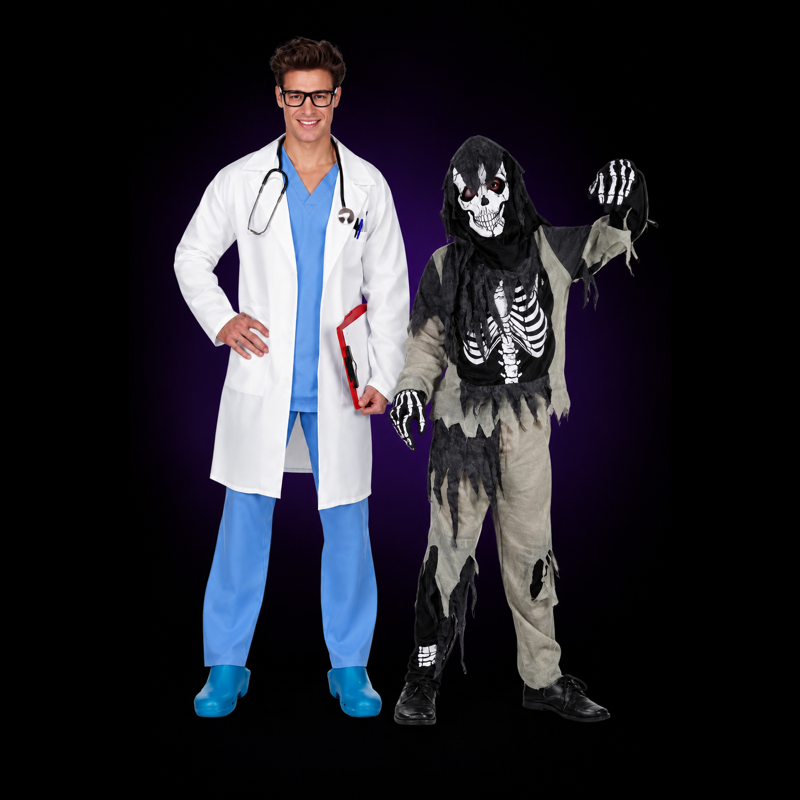 Pack duo Patient zéro - docteur et petit zombie | Hallow Costume
