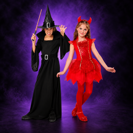 Pack duo Sorcière et Démone - enfants | Hallow Costume