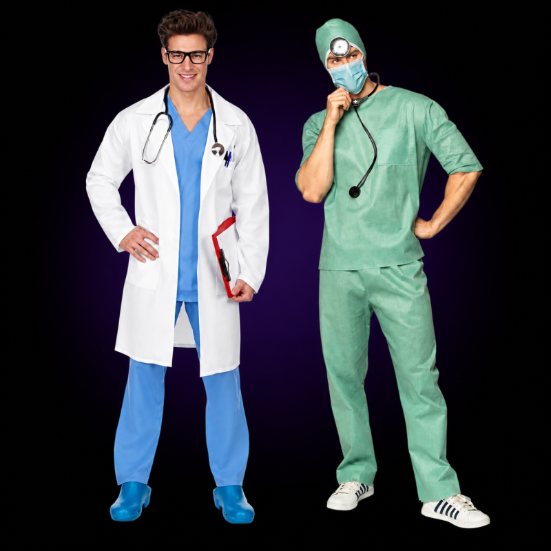 Pack duo Les Bouchers - chirurgien et docteur | Hallow Costume
