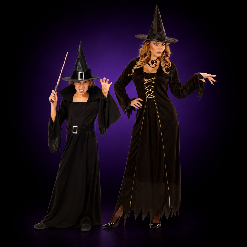 Pack duo Sorcières - mère et fille | Hallow Costume