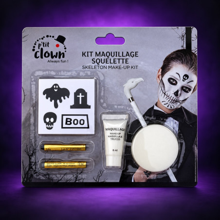 Kit de maquillage squelette | Hallow Costume