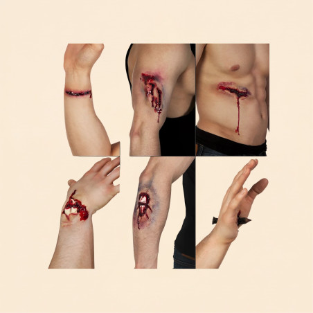 Fausses cicatrices et blessures | Hallow Costume